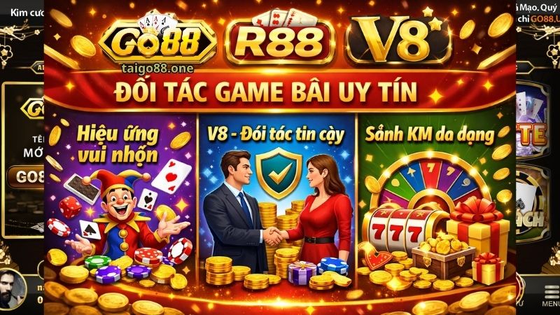Đối tác chiến lược của game bài Go88