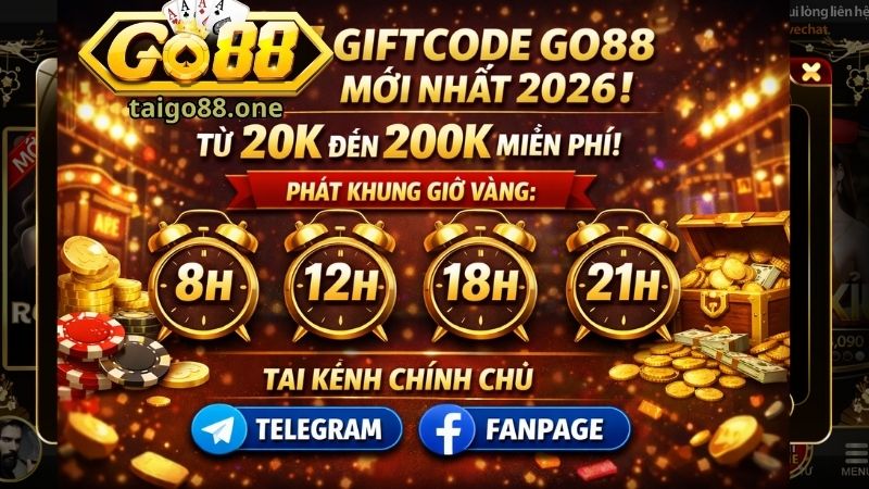 Giftcode GO88 mang đến nhiều điều thú vị
