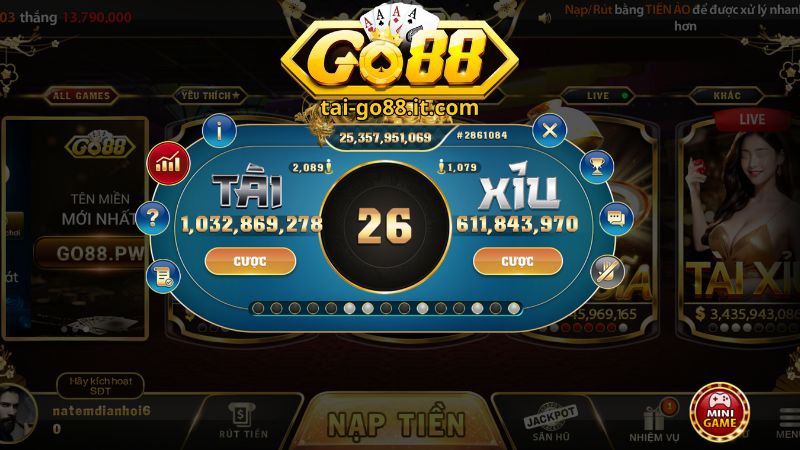 Tìm hiểu đôi nét về tài xỉu Go88